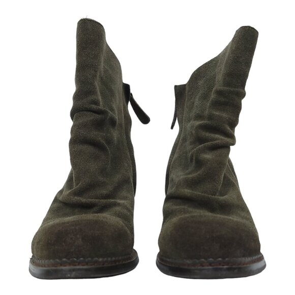 Sbicca Millie Ankle Boot Women 8 Suede Slouch Boho Stack Heel Vintage Collection - Picture 3 of 12